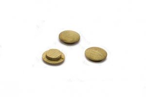 Заглушка деревянная Дуб d-20х30 мм. 10 шт/упак.