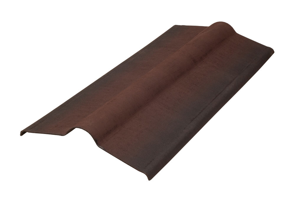 Элемент коньковый Ондулин цвет коричневый