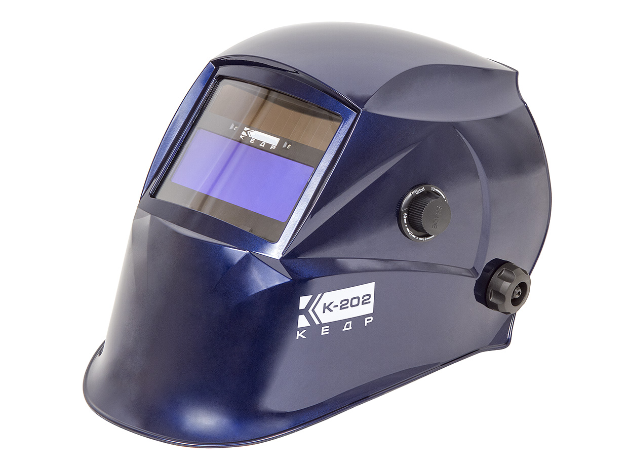КЕДР Маска сварщика   КЕДР (В РАЗОБР.ВИДЕ) "К-202 PRIME", синяя