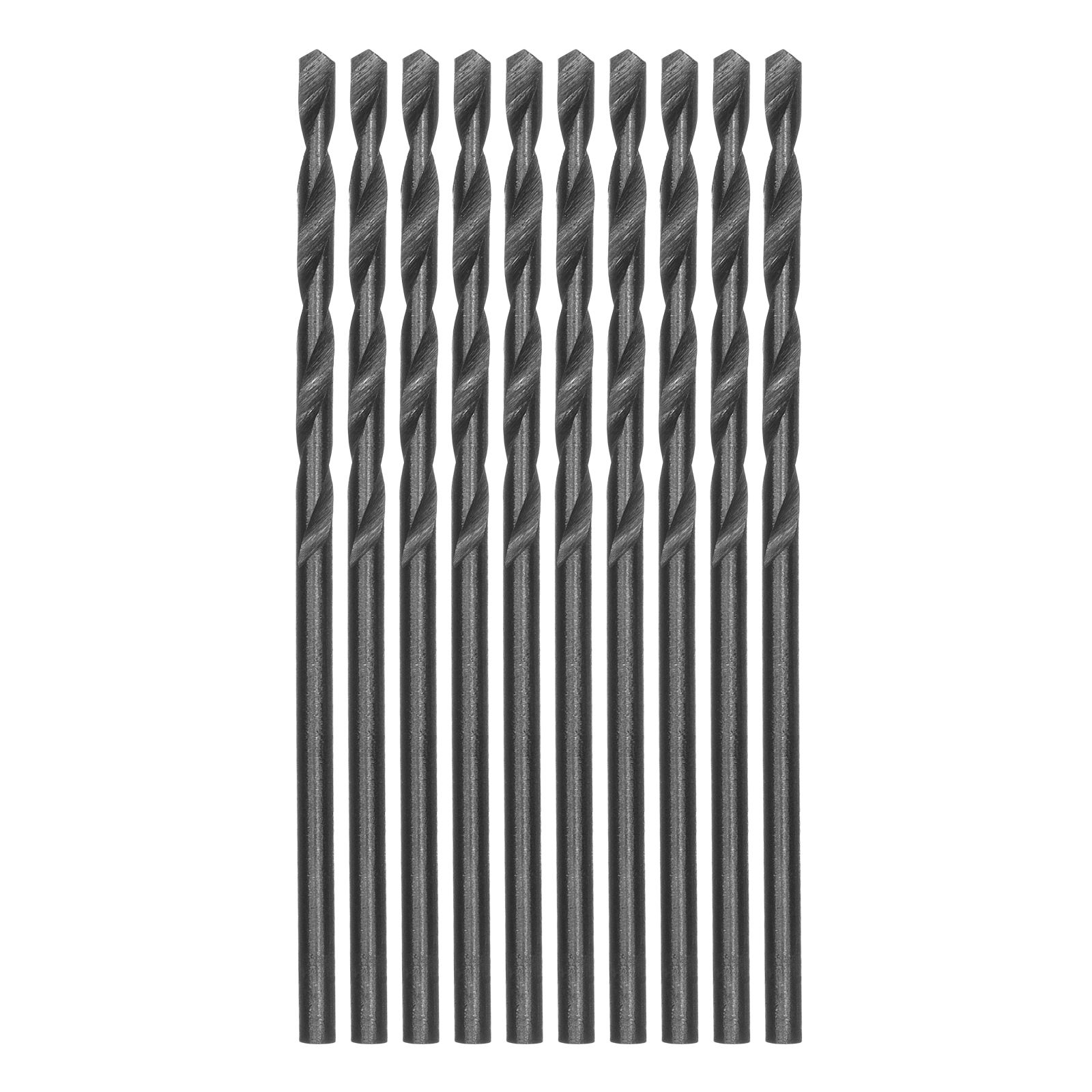 Сверло по металлу, 2 мм, полированное, HSS, 10 шт, цилиндрический хвостовик Matrix