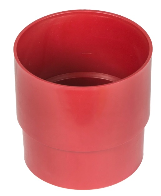 Муфта для водосточной трубы 80 мм Murol цвет красный