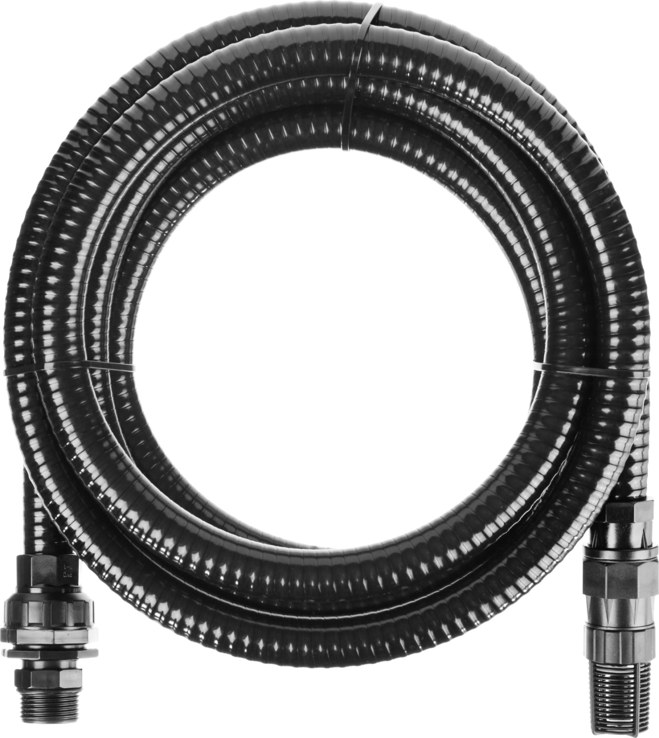 ЗУБР Шланг всасывающий, с фильтром и обратным клапаном, 1″, 7м 40317-1-7