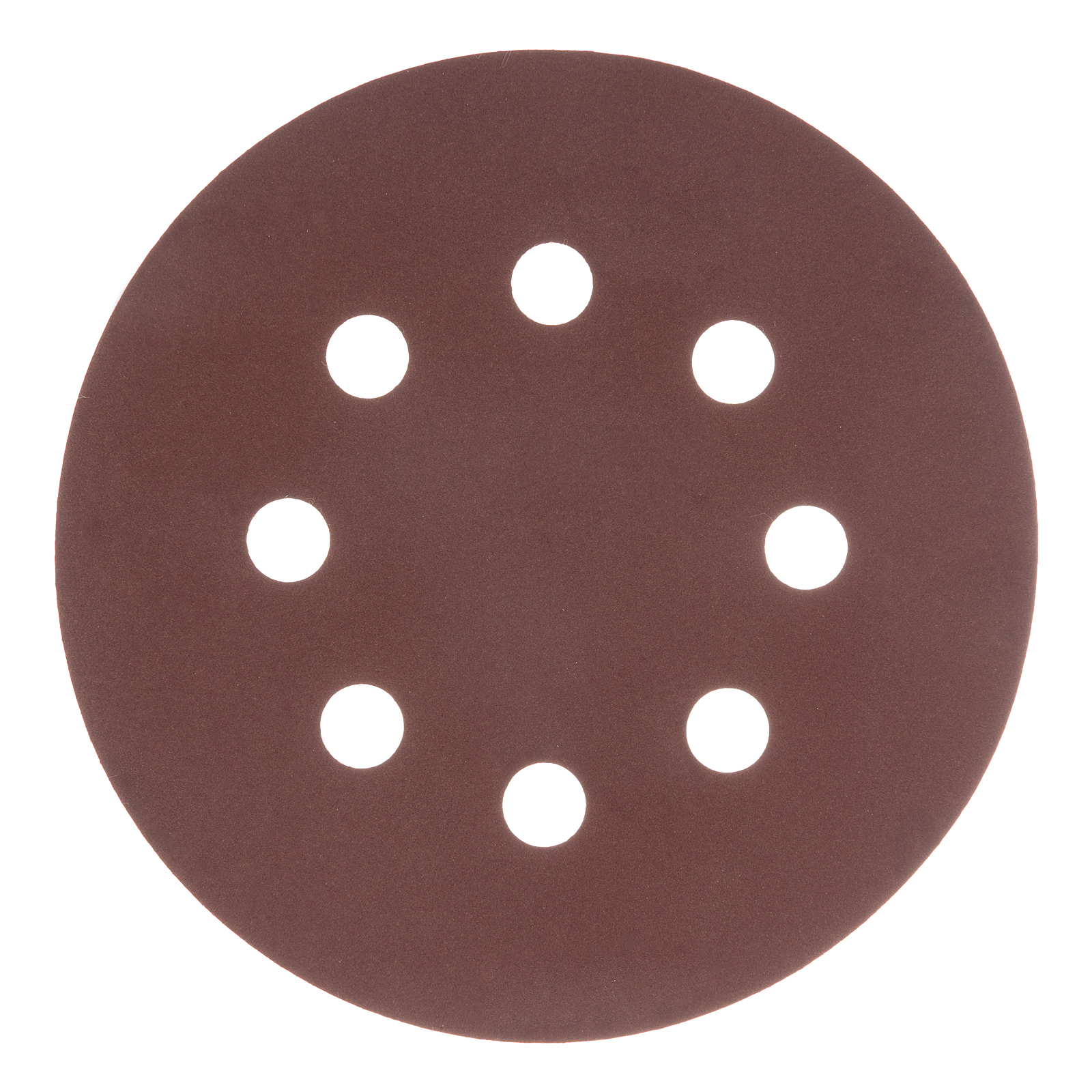 Круг абразивный на ворсовой подложке под "липучку", перфорированный, P 320, 125 мм, 5 шт Matrix