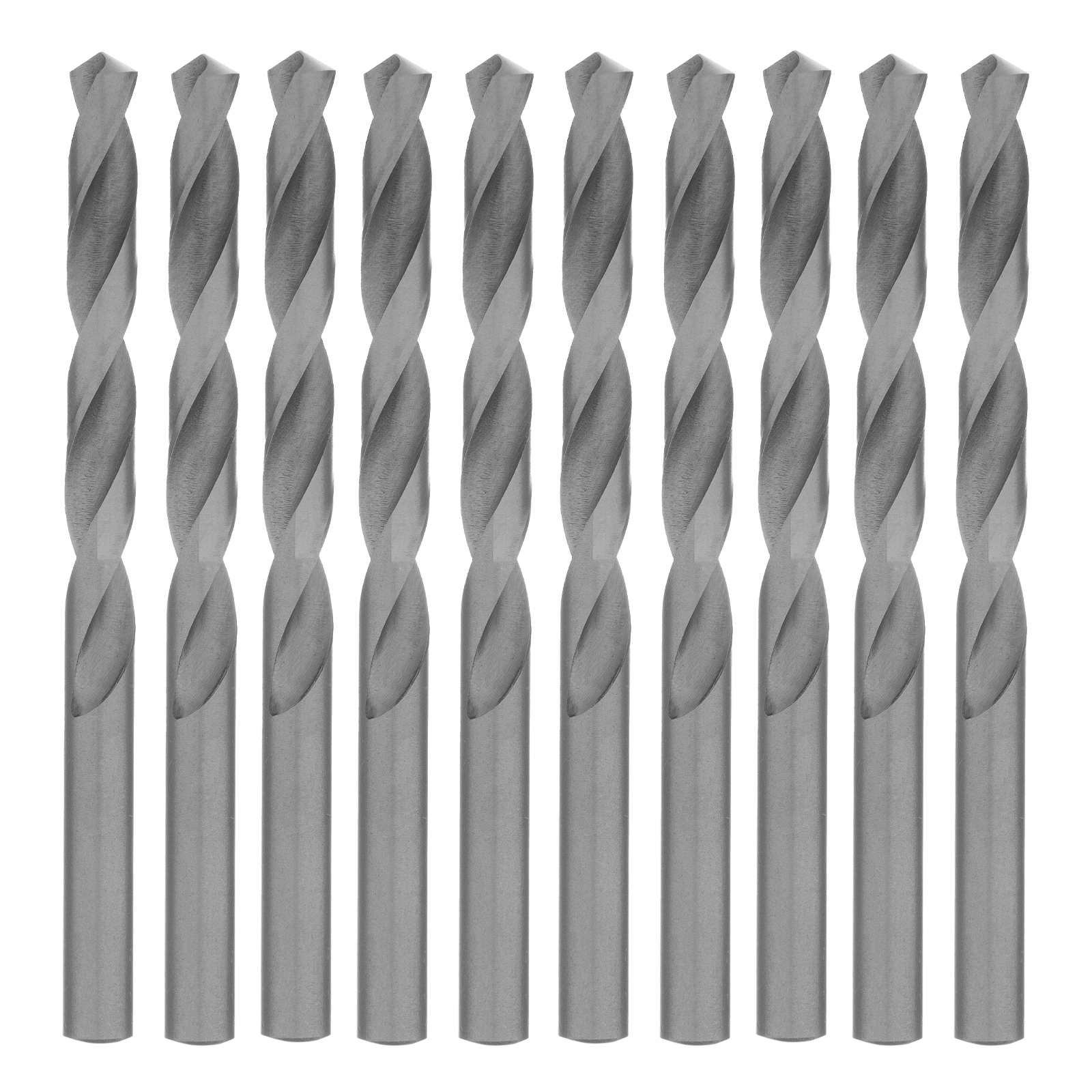 Сверло по металлу, 8.5 мм, полированное, HSS, 10 шт, цилиндрический хвостовик Matrix
