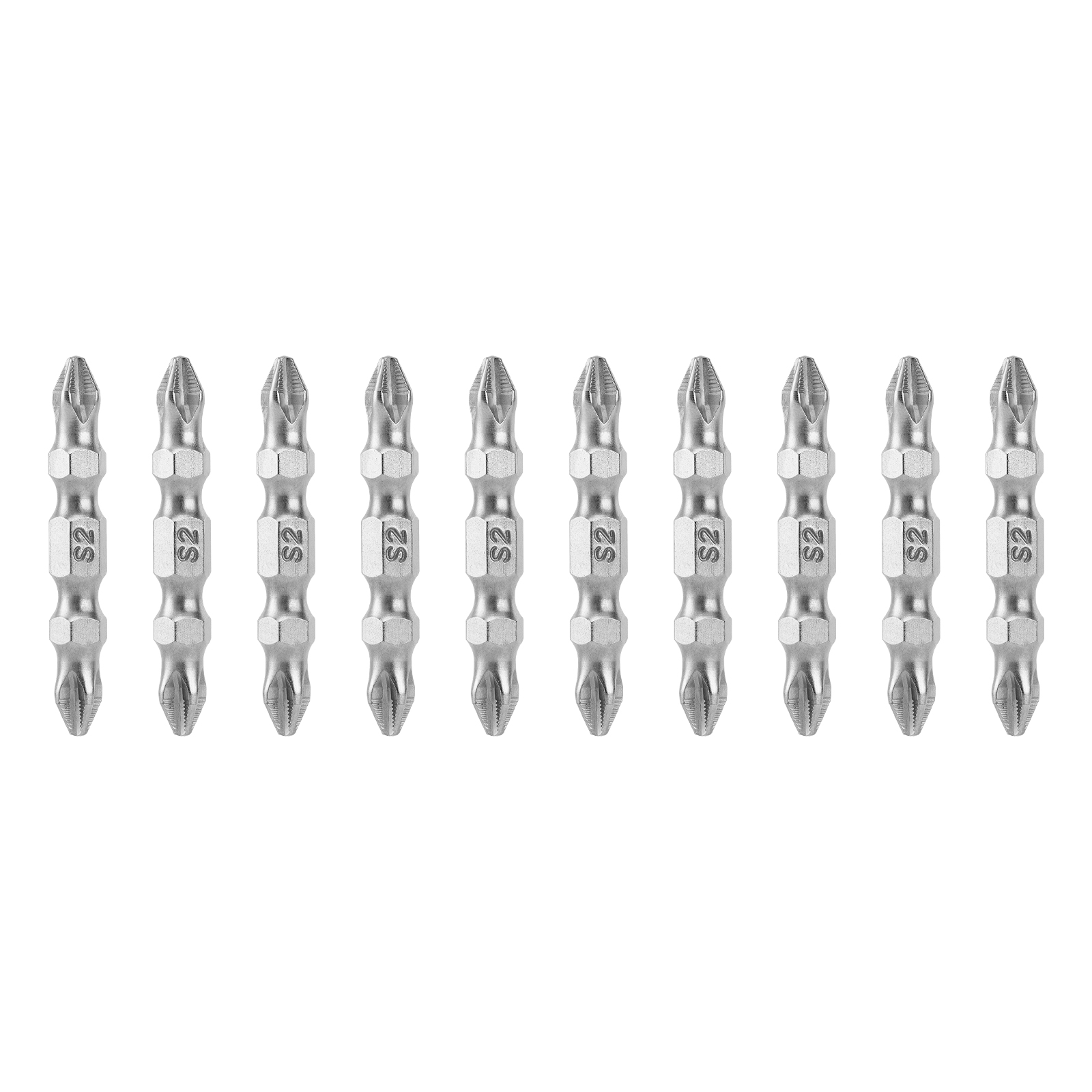 Бита двухстор., PH2-PH2х45мм, сталь S2, 10шт. Gross