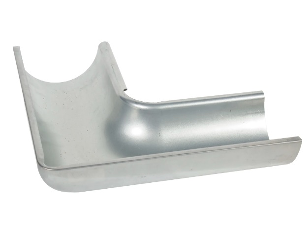 Угол желоба на 90° внешний цвет стальной