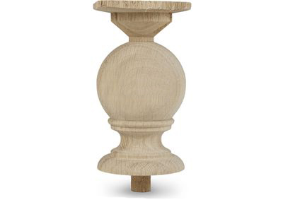 Шар из массива дуба d-80 мм