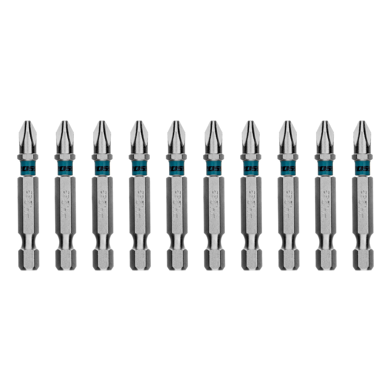 Бита PH2х50мм, сталь S2, шестигр., 10 шт. Gross