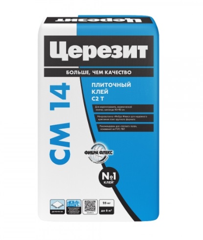 Клей для плитки Ceresit CM 16 Flex 25 кг эластичный