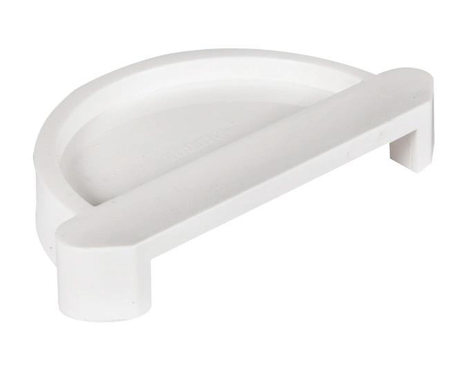 Заглушка желоба универсальная цвет белый