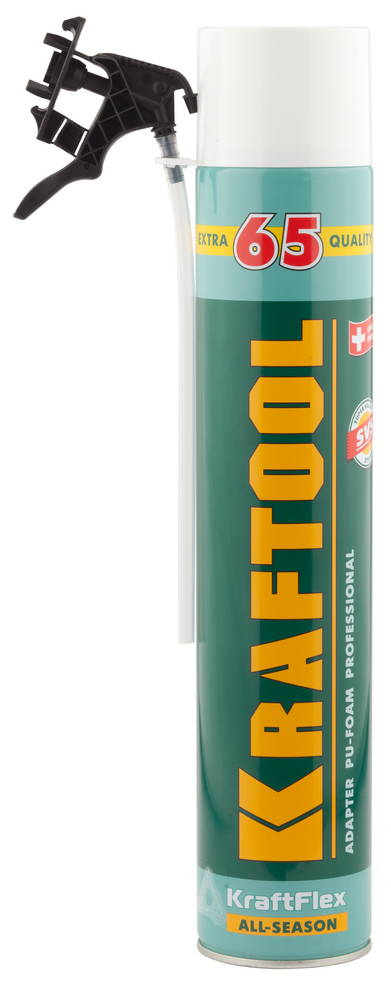 ADAPTER 65 пена монтажная с увеличенным выходом, адаптерная, всесезонная, 750мл, SVS, KRAFTOOL 41175