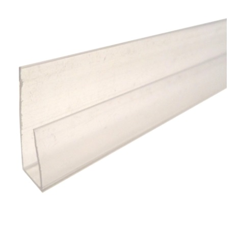 Заглушка торцевая 10 мм x 2.1 м, цвет прозрачный