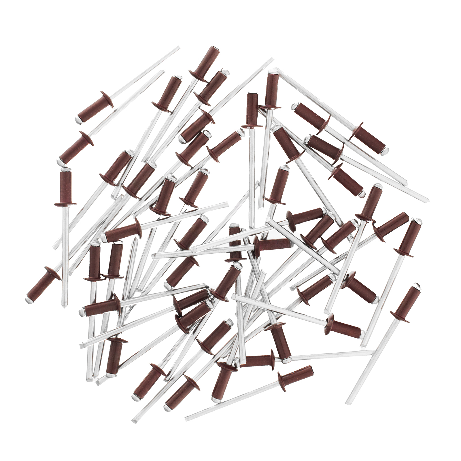 Заклепки 4.0 х 10 мм RAL 3005, красное вино, 50 шт Matrix