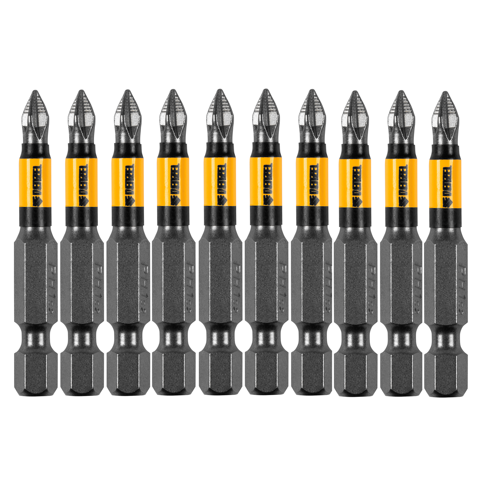 Бита PH1х50, сталь S2, цилиндр., 10 шт. Е 6,3 Denzel