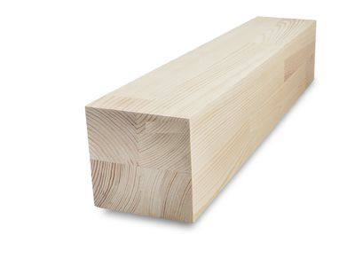 Брус клееный столярный 80х80х4000 мм Сосна AA
