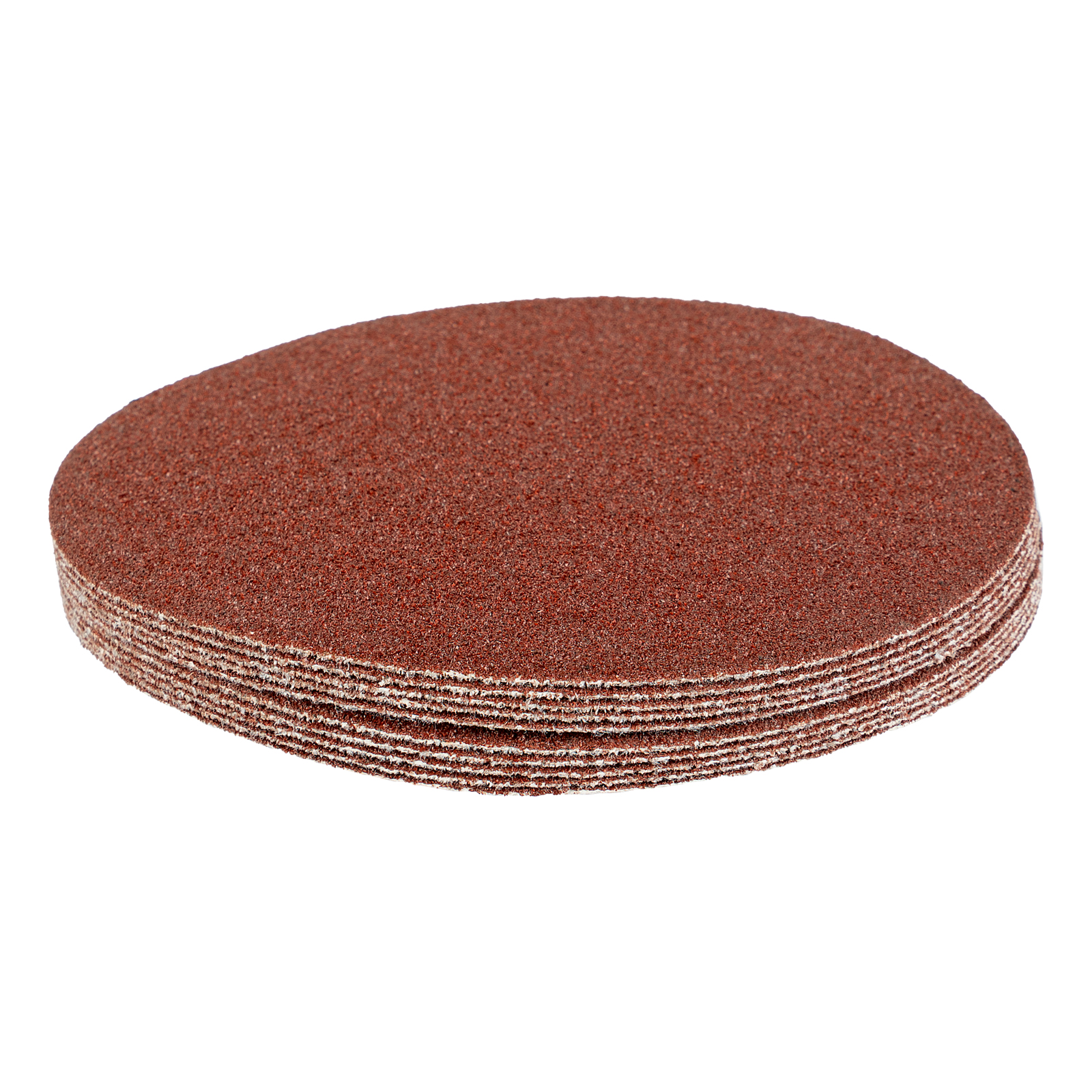 Круг абразивный на ворсовой подложке под "липучку", P 60, 115 мм, 10 шт Matrix