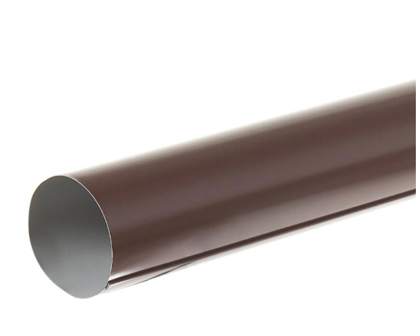 Труба водосточная 2000х90 мм цвет коричневый