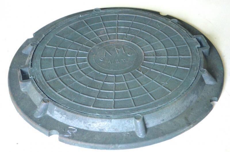 Люк полимерный круглый до 1т