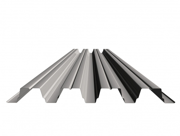 Профнастил оцинкованный Н75 0.6x750x6000