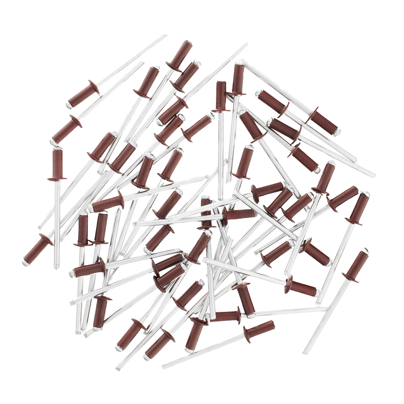 Заклепки 3.2 х 8 мм RAL 3005, красное вино, 50 шт Matrix