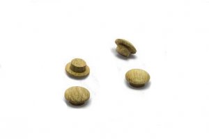 Заглушка деревянная Дуб d-8х13 мм. 10 шт/упак.