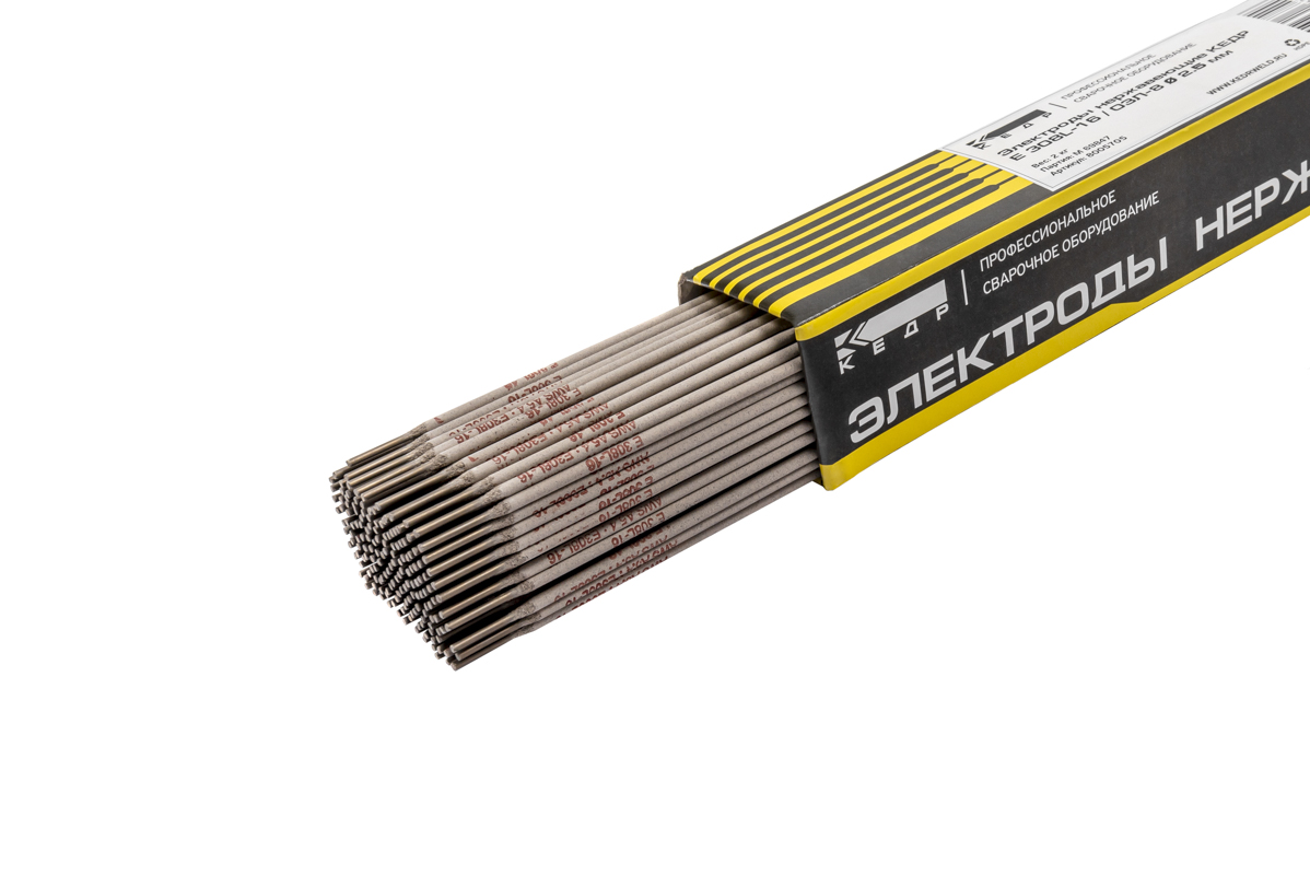 КЕДР Электроды КЕДР E 308L-16 / ОЗЛ-8 Ø 2,5 мм (пачка 2 кг)