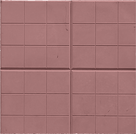 Тротуарная плитка Сетка 350х350х50 коричневый