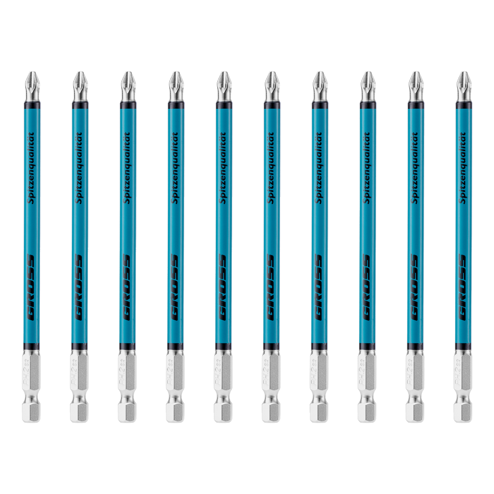 Бита PH2х127мм, сталь S2, кругл., 10шт. Gross