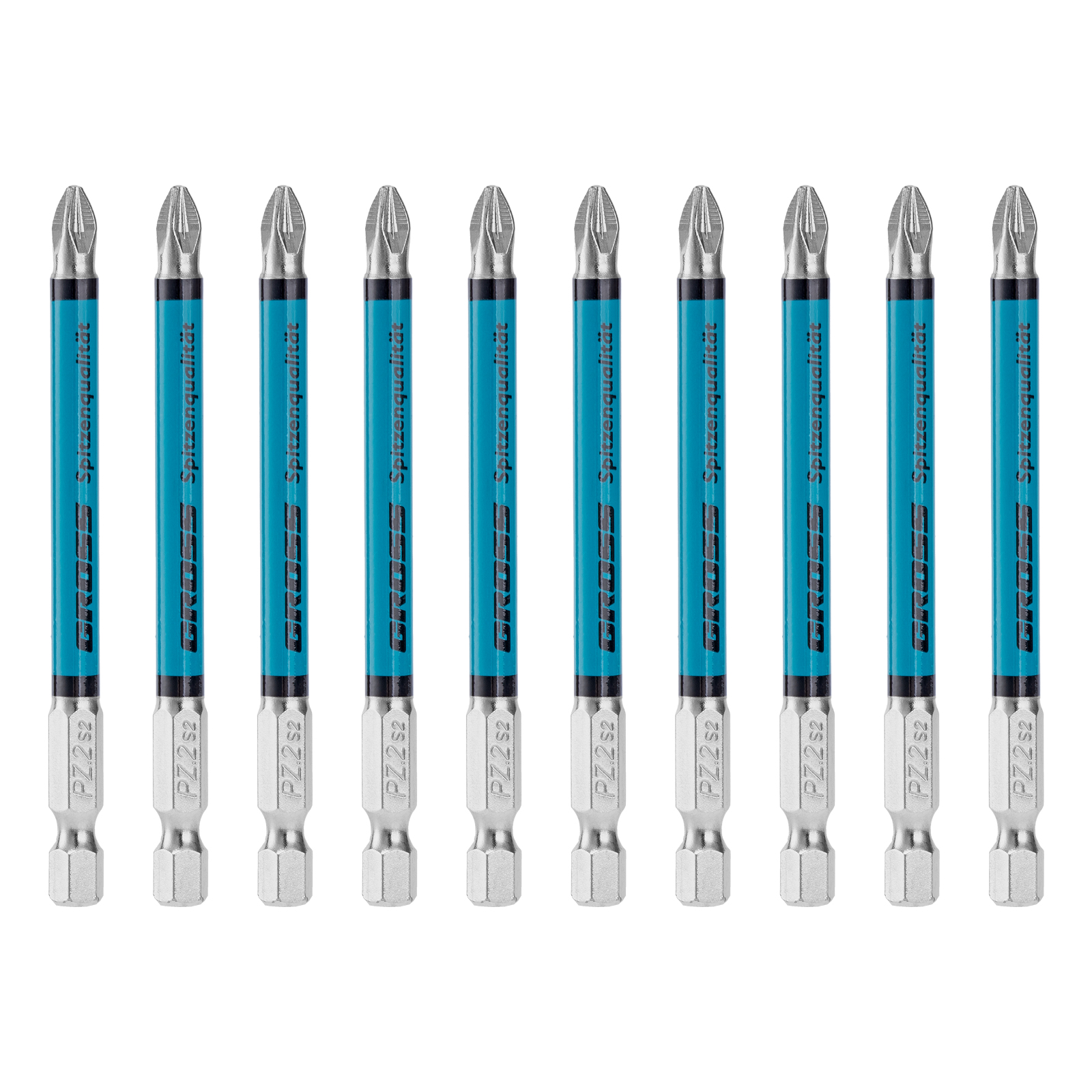 Бита PZ2х90мм, сталь S2, кругл.,10 шт. Gross