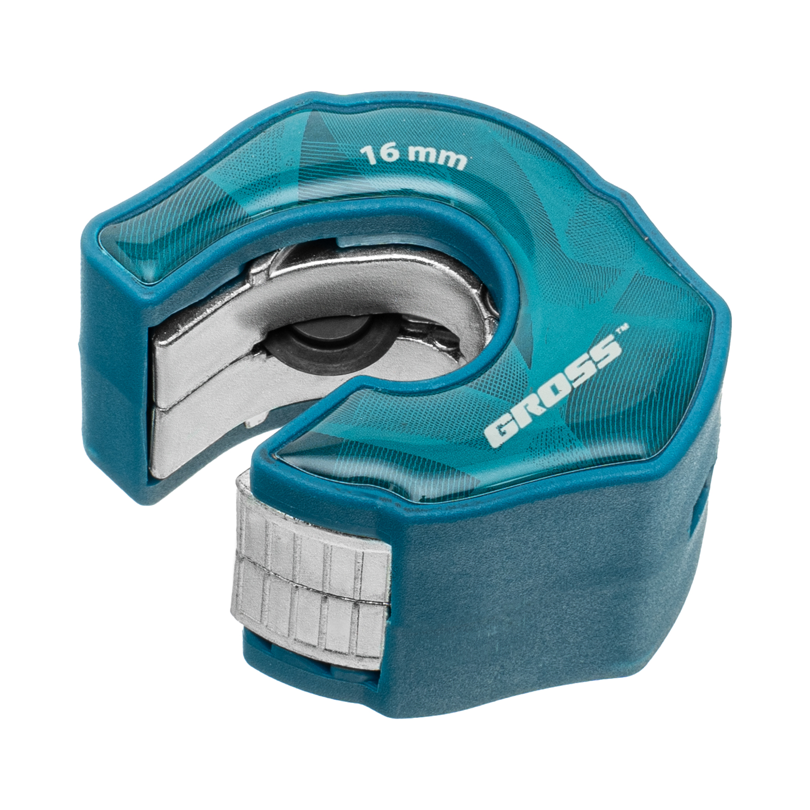 Труборез ладонный "Piranha", 16 мм, 1/2, автоматическая регулировка зажима трубы, трещотка с храповым механизмом, отверстие 1/4 Gross