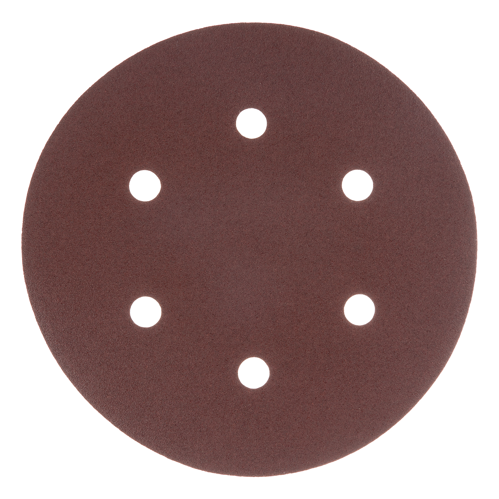 Круг абразивный на ворсовой подложке под "липучку", перфорированный, P 100, 150 мм, 5 шт Matrix