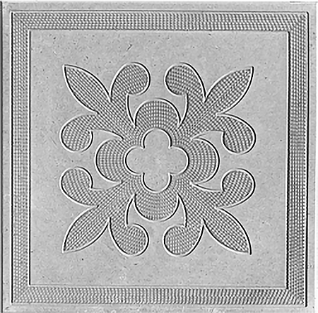 Тротуарная плитка Клевер 300х300х30 серая