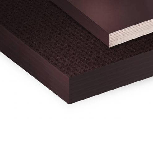 Фанера ламинированная 21 мм 1220х2440 с сеткой сорт 1/1