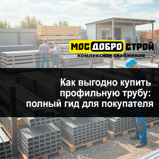 Как выгодно купить профильную трубу: полный гид для покупателя