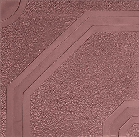 Тротуарная плитка Фреска 400х400х50 коричневый