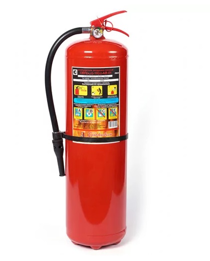 Огнетушитель воздушно-пенный ОВП-10 (з) АВ, морозостойкий (до -40°С)