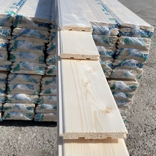 Вагонка штиль 13х120х5000 мм сорт А Хвоя 0.6м2 цена за м2