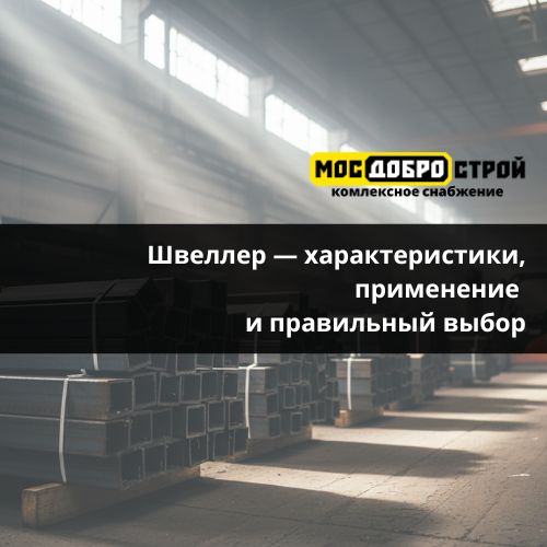 Швеллер — характеристики, применение и правильный выбор