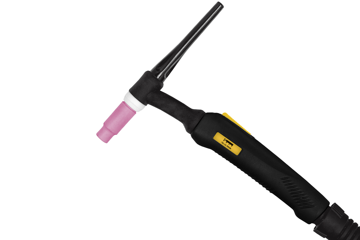 КЕДР Горелка аргоновая  КЕДР TIG-26 PRIME (1 кнопка, для КЕДР UltraTIG, кабель/газ G3/8, 2-pin мал.) 4,0м