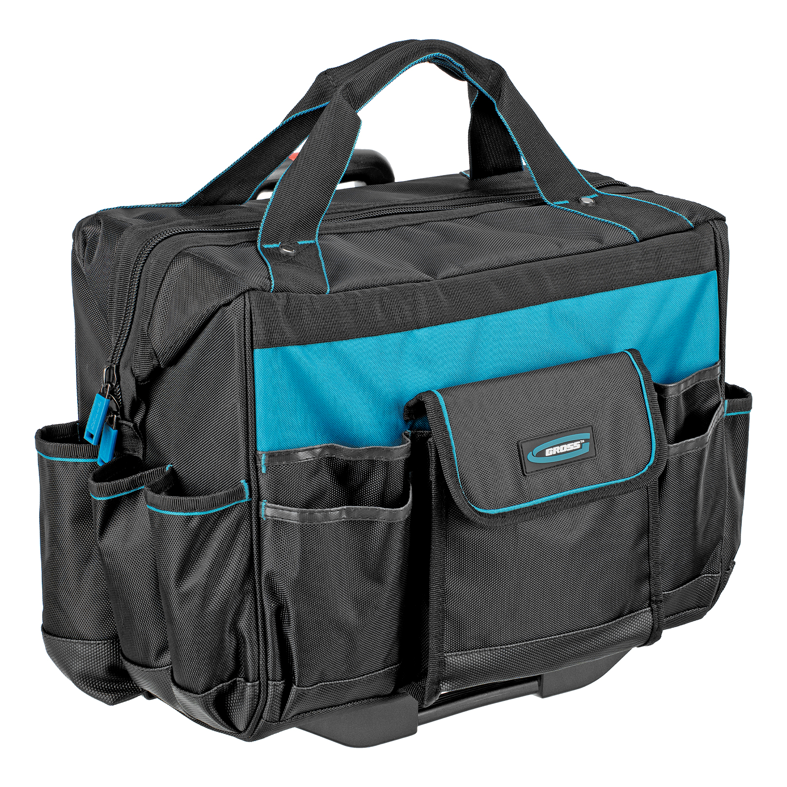 Сумка для инструмента, 460х240х340мм, выдвижная рукоятка, колеса Gross