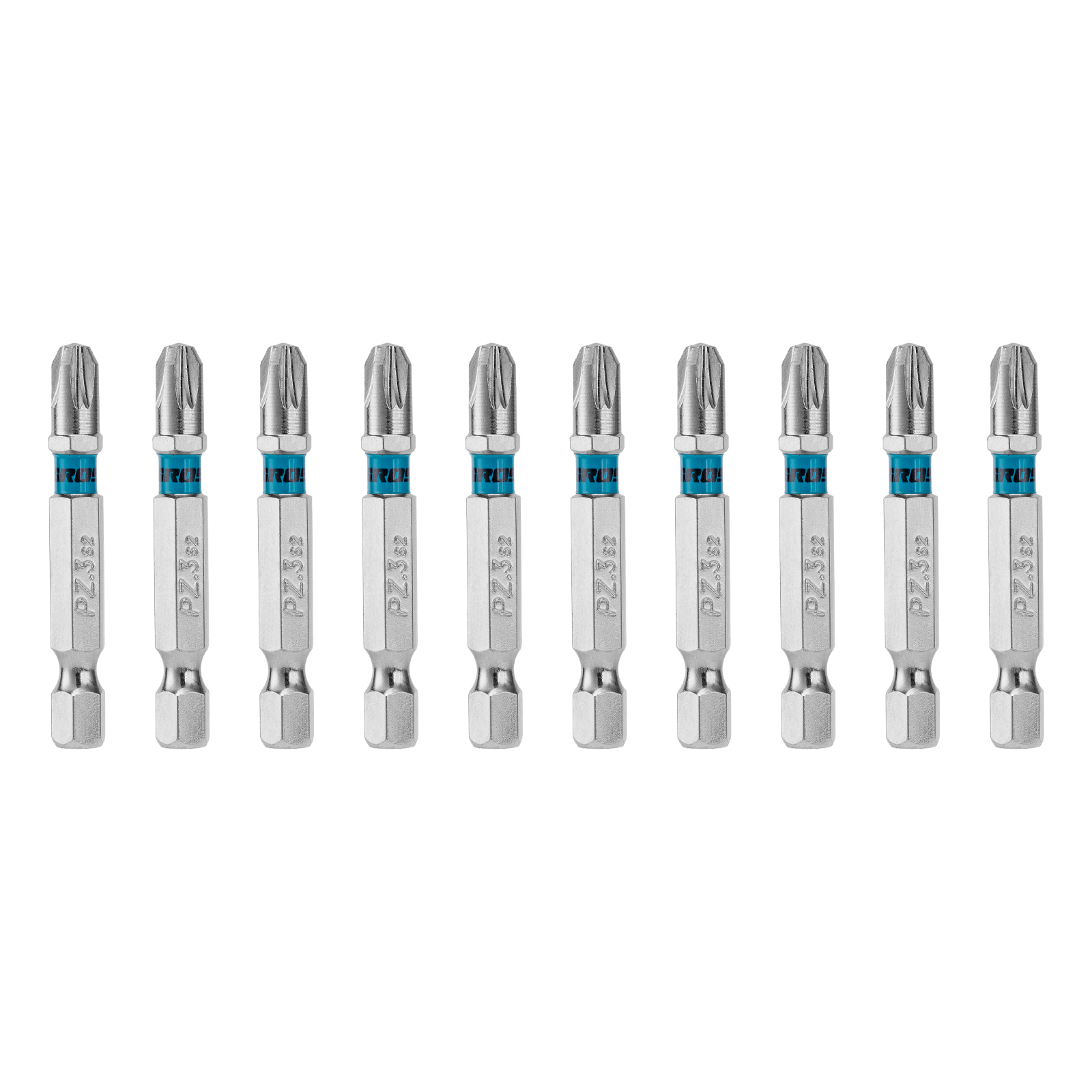 Бита PZ3х50мм, сталь S2, шестигр., 10 шт. Gross