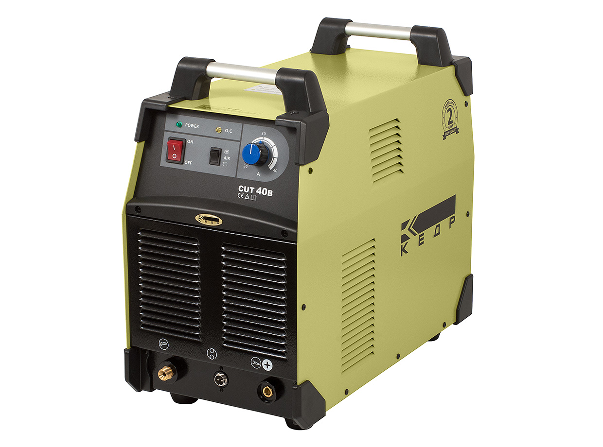 КЕДР Установка воздушно-плазменной резки КЕДР CUT -40B (встроенный компрессор, 220В, 20-40А, 12 мм)