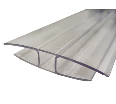 Профиль соединительный неразъёмный 6 мм x 3 м, цвет прозрачный