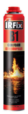Монтажная пена IRFix GUN В1 огнеупорная 750мл 10005