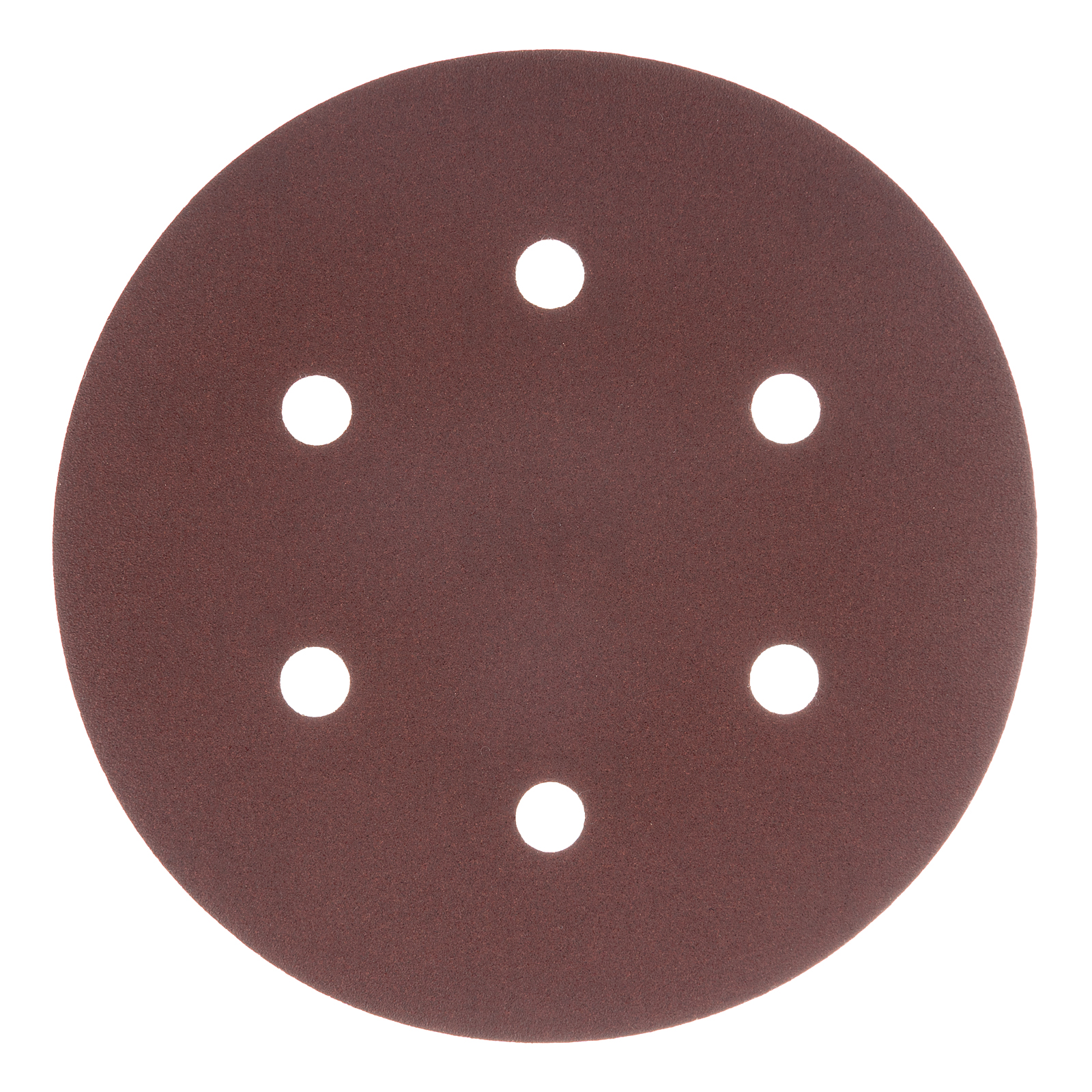 Круг абразивный на ворсовой подложке под "липучку", перфорированный, P 120, 150 мм, 5 шт Matrix