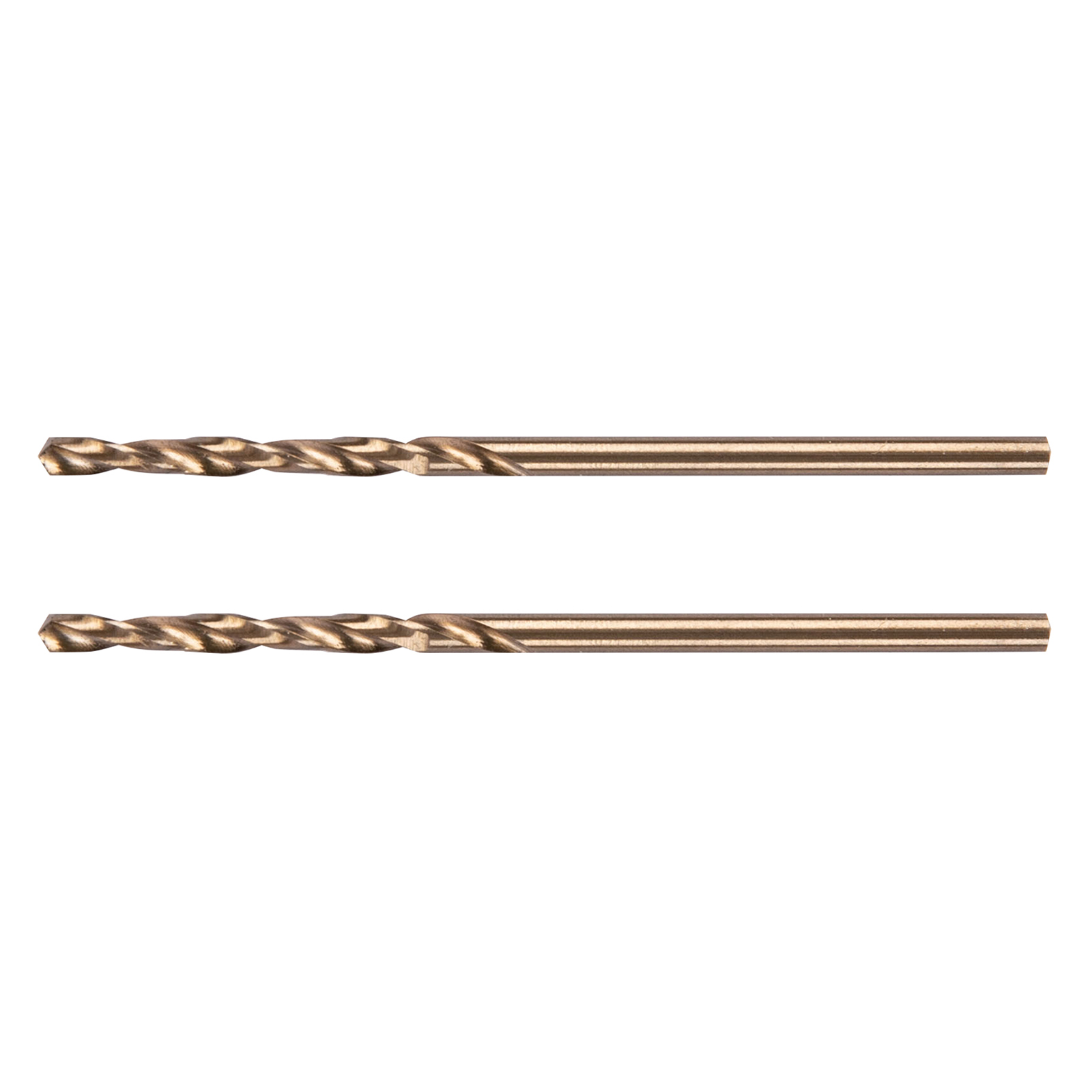 Сверло по металлу, 2 мм, HSS Co-8%, 2 шт.// Denzel