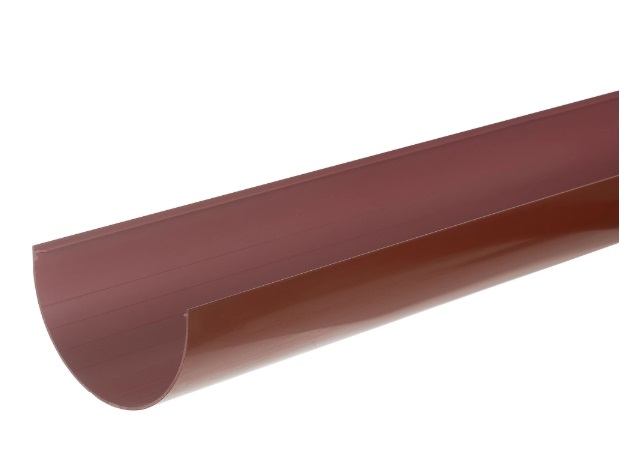 Желоб водосточный 2 м 125 мм цвет красный