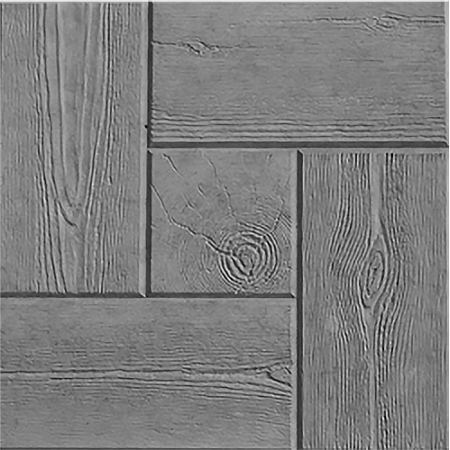 Тротуарная плитка Калифорния доска 300х300х30 серая