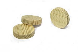 Пробка деревянная Сосна d-35 мм. 10 шт/упак.