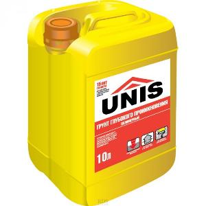 Грунтовка для внутренних работ Юнис 10 л